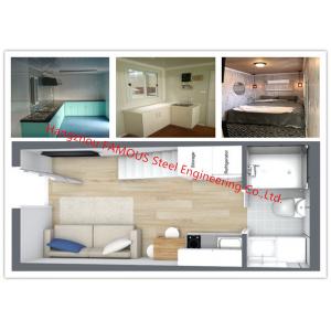 China Luxury Decoration Prefab Modular House Building With Bathroom / Kitchen / Washbasin / Bedroom wholesale