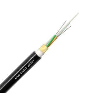 2~144 Cores OS2 G652D 200m ADSS Optical Fibre Cable