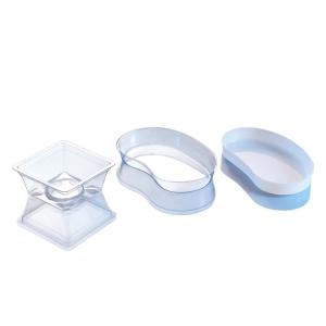 China Disposable Surgical Kit Plastic Dressing Basin Transparent Plastic Kidney Tray supplier