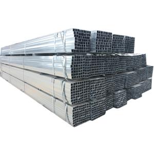 China 2 Inch Galvanized Steel Square Tubing , Metal Square Pipe Corrosion Resistance supplier