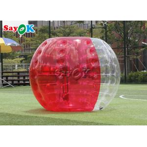 China Inflatable Ball Game Outdoor Game TPU PVC Body Zorb Transparent Bubble Football Balls supplier