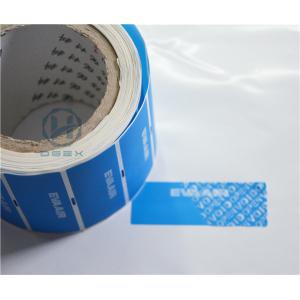 Clear Bronzing Self Adhesive Security Labels Professional Design For Cosmetic