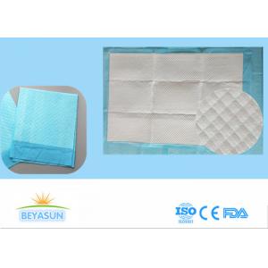Disposable Incontinence Bed Sheets Protectors , Sanitary Bed Pads Blue Color