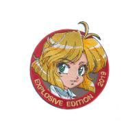 China Anime Movie 100% Embroidered Iron On Patches For Clothing And Hats Custom Badges on sale