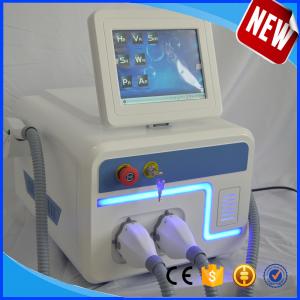 Two handles SHR IPL Hair Removal Machine For Acne Scars Removal With 10.4inch TFT Screen