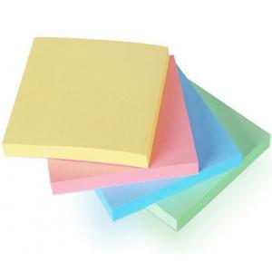 memo note pad with color sticky