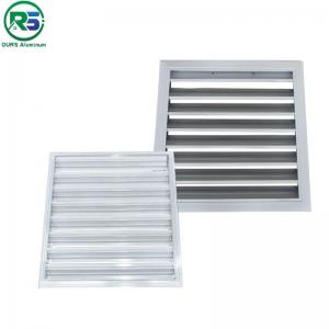 China Air Supply Grille Cover Metal Air Conditioner Cover Aluminum Vent  Exterior Wall Decoration supplier