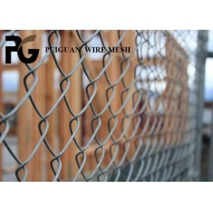 Twisted Wire Construction Site Fencing , 6 Foot Metal Chain Link Fencing