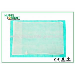 Customized Disposable Bed Sheets Nonwoven Fabric Pillow Cover , CE / ISO Approved