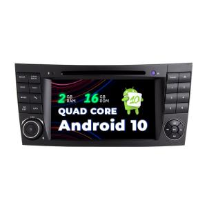 China W211 E200 E300 Mercedes Benz Car Stereo Radio Quad Core Android 10.0 IPS Touch supplier