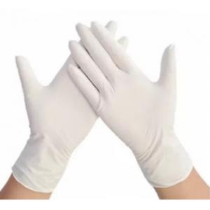 Waterproof Disposable Gloves , Disposable Medical Gloves 100% Latex Thickness 3-9 Mil