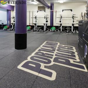 Customize Gym Floor Mat with 85% SBR Granules 15%EPDM Granules in Various Thicknesses