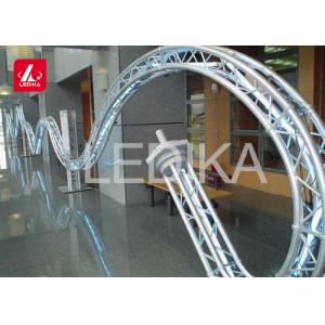 China 6082 Aluminum Lighting Truss , Circle Curved Truss With Roof System supplier