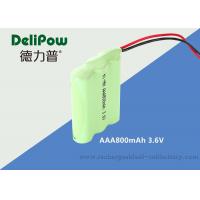 China Customized  Eco Friendly  800mha AAA 3.6V NIMH Rechargeable Battery Pack For Power Tools on sale