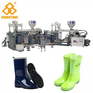 China Automatic Rain Shoes Making Machine Production Line , Rotary Injection Molding Machine supplier