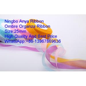 China Ombre organza ribbon flower,Gift Ribbon,Organza ribbon,fashion ribbon,Organza,Polyester,OrganzaClothing Accessories supplier