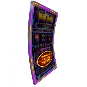 Casino Curved Gaming Screen 24 Inch UHD Capacitive Touch With HDMI Interface