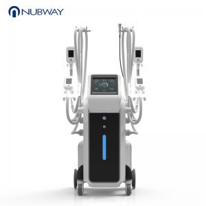 China 2019 NUBWAY Professional 4 handles Cryolipolysis Body Contouring Cryo Sculpture Fat Reduce Cryo Air Cooling Machine supplier