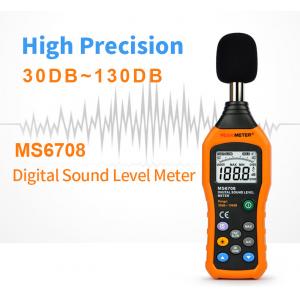 A and C Characteristics Polarized Capacitive Microphone Digital Sound Level Meter Measurement Range 30-130dB