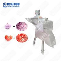 China Electric Vegetable Cutter Multifunctional Kitchen Desktop Chopping Onion Diced Cutting Machine on sale