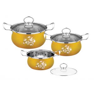 China 6pcs gold color cookware set & 16cm -20cm  stainless steel cooking pot & cookware set kitchen supplier