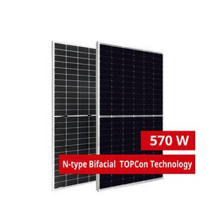 Bifacial All Black PV Module 415w 410w Topcon PV Cell 182mm*182mm