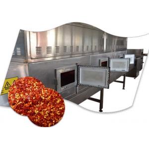 China SUS Industrial Chili Microwave Drying And Sterilizing Machine supplier