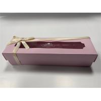 China Magnetic 6 Macaron Box Pink Luxury Macaron Packaging Floral Design on sale