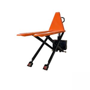 CE Manual Scissor Lift Tables Lifting Height 31.50in Scissor Lift Pallet Jack Steel Fork Length 45.28in