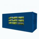 Customized 10KW Vegetable Vertical Farm Container 200kg To 400kg Per Month