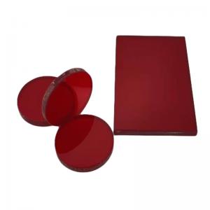 Multiple Size Red IR Optical Filter Glass Tempered HB630/ R-62