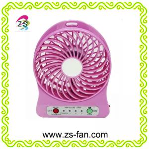 China OEM ODM Plastic USB Rechargeable Portable Mini Fan, Desk Fan supplier