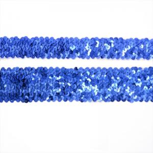 China Bling 4.5cm 3 Row 4 Rows Glitter Sequin Ribbon Trim wholesale
