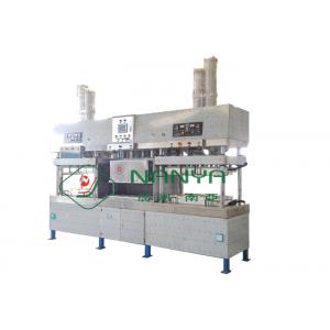 China Small Manual Paper Plate Making Machine 12 Months Warranty Drying In Molds supplier