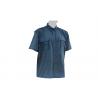 Men's 100%Nylon Work Shirt Short Sleeve Mesh Embroidery Holes