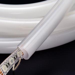 China White Curved Flexible Waterproof Silicone Diffuser LED Neon Light Guide Tube Strip supplier