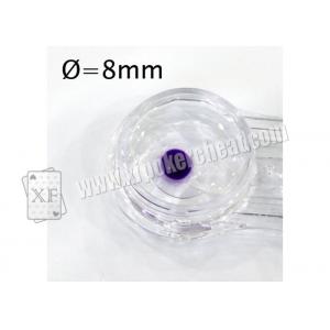 8mm UV Invisible Ink Contact Lenses , Marked Cards Contact Lenses