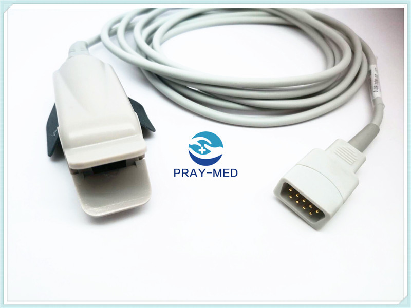 China Capteur Spo2 adulte d'astuce molle de Novametrix avec le Pin du câble 9 de short de 1 mètre wholesale