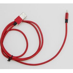 China USBケーブル8 Pinの赤い色ROHSの証明書へのIPodの接触Apple電光 supplier
