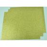 China Customized Glitter Cardstock Paper , Festival Use Double Sided Gold Glitter Card wholesale