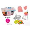 China 36 Pcs Stainless Steel Kitchen Set Children's Play Toys Pretend Play Cookware wholesale