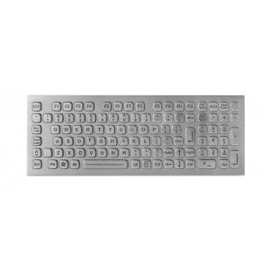 China Weather Proof Desktop Metal Industrial Keyboard Stainless Steel For Coal Mine supplier