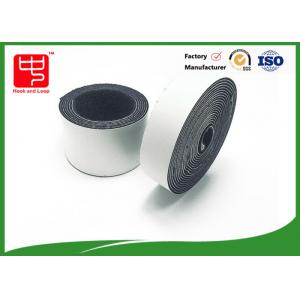 China Black Hook And Loop Tape 1.5 Inch Double Sided supplier