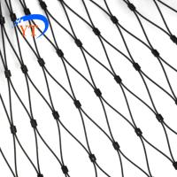 China Flexible Black Oxide Wire Rope Mesh Of 304 316 316L Stainless Steel for sale