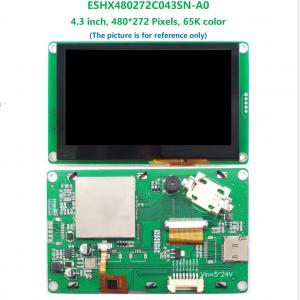 4.3 Inch UART TFT Display 480x272 TTL Interface 8N1 UART, CMOS/3.3V TTL