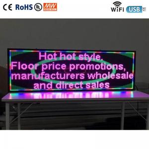 SMD 3535 Outdoor Digital LED Signs Double Sided With Programmable Software