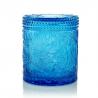 China Carved Colored Glass Jar Tea Light Candles / Perfume Scented Candles WXC190910 wholesale