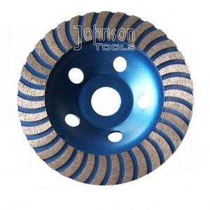 China Turbo Cup 5 Inch 125mm Diamond Grinding Disc For Stone With M14 Thread supplier