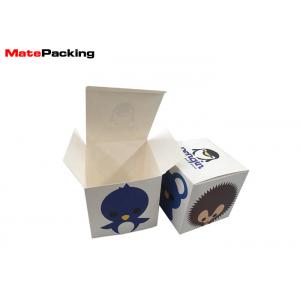 China Color Printed Custom Product Boxes , White Cardboard Fold Paper Box For Baby Food supplier