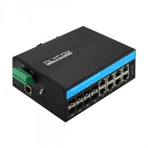 China OLYCOM Managed Switch 8 Port Gigabit Ethernet 12V Industrial Grade with 8 Port SFP Din Rail Mounted IP40 for Outdoor Use supplier